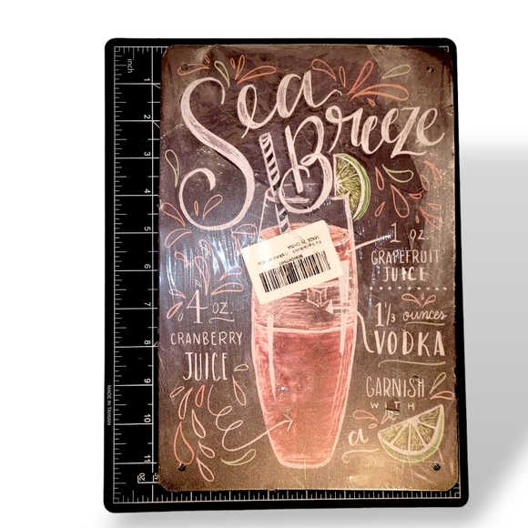 Wall Bar Metal Drink Sign - Picture 3 of 4